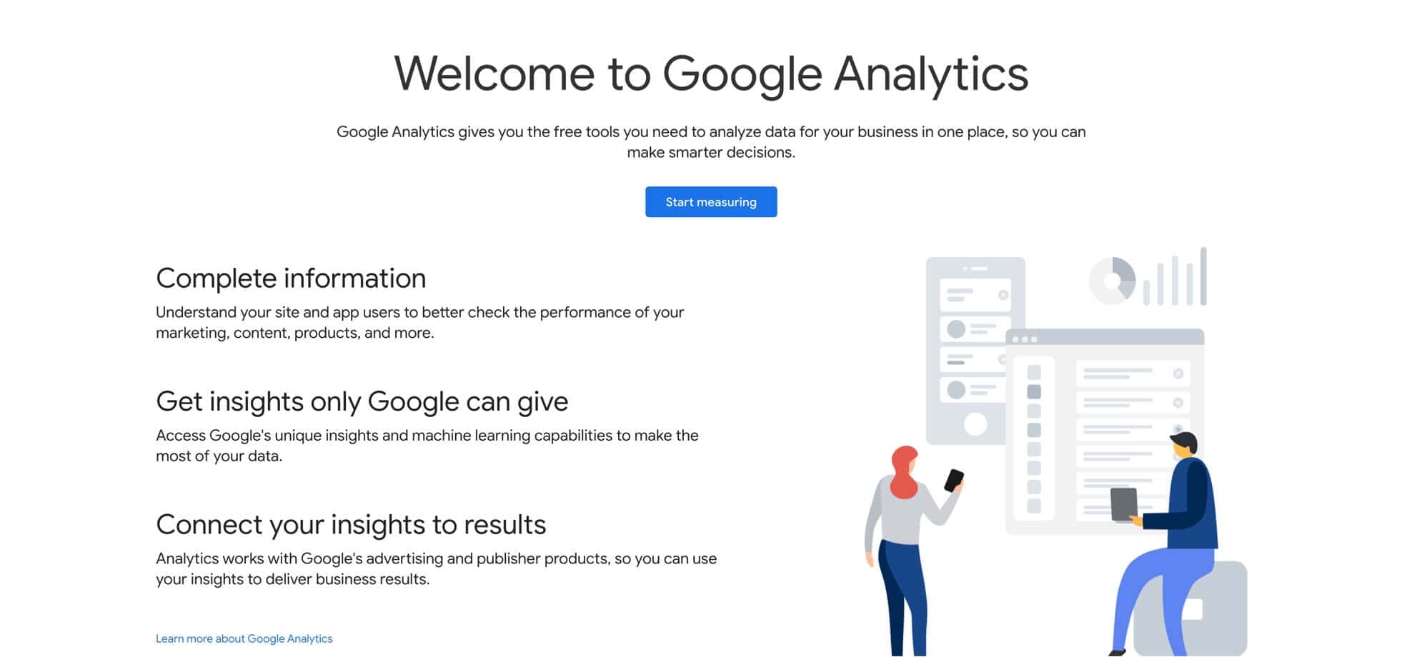 Welcome to Google Analytics
